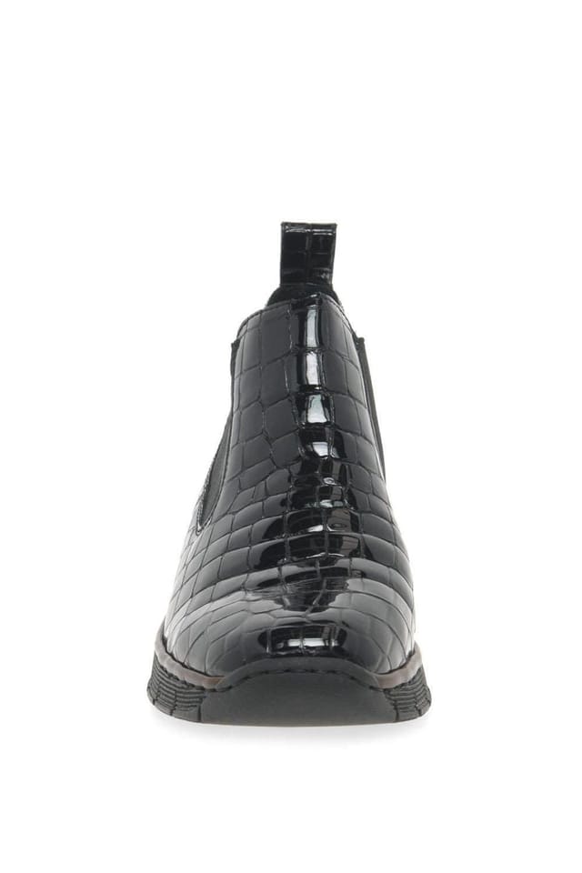 Rieker Rieker Women's 'Eria' Wedge Heel Chelsea Boots in Black - 3