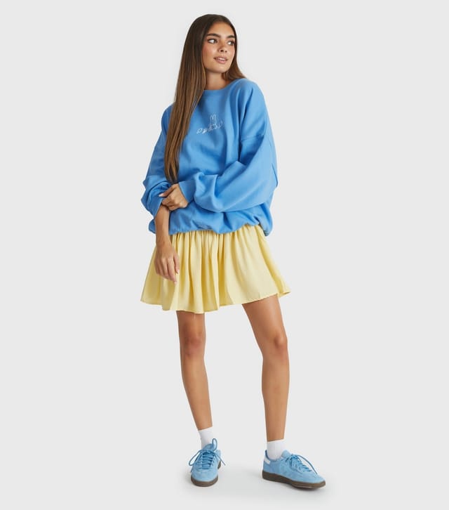 Skinnydip Women's Blue Miffy Seaside Print Sweatshirt Skinnydip New Look - 3