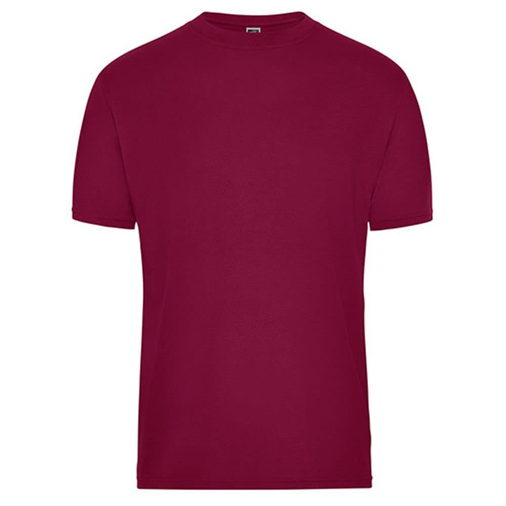 James and Nicholson James and Nicholson Men's Bio Workwear T-Shirt in Wine