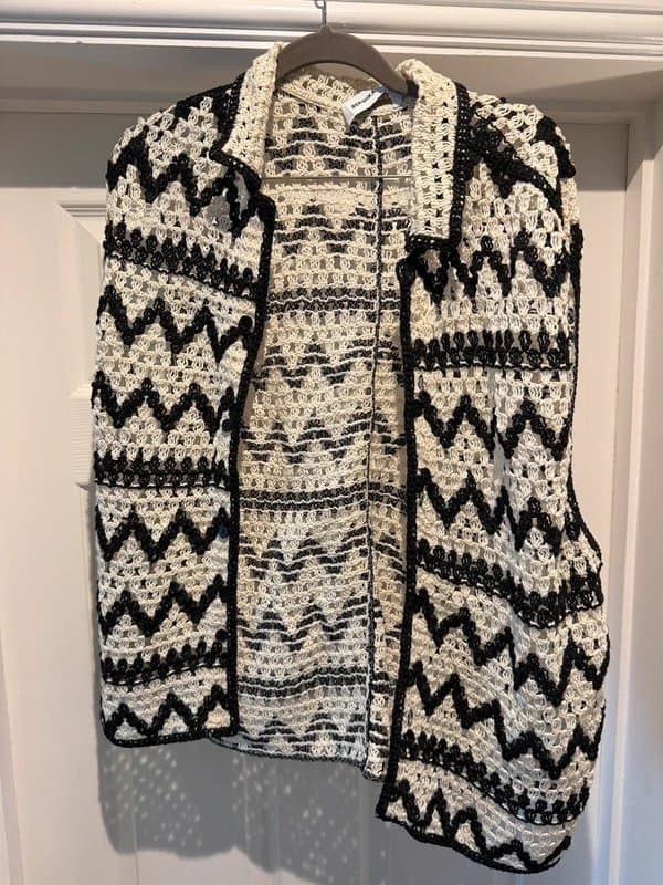 Bershka Bershka crochet waistcoat