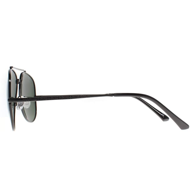 montana montana Men's Aviator Shiny Black Green G-15 Polarized MP185 - 3