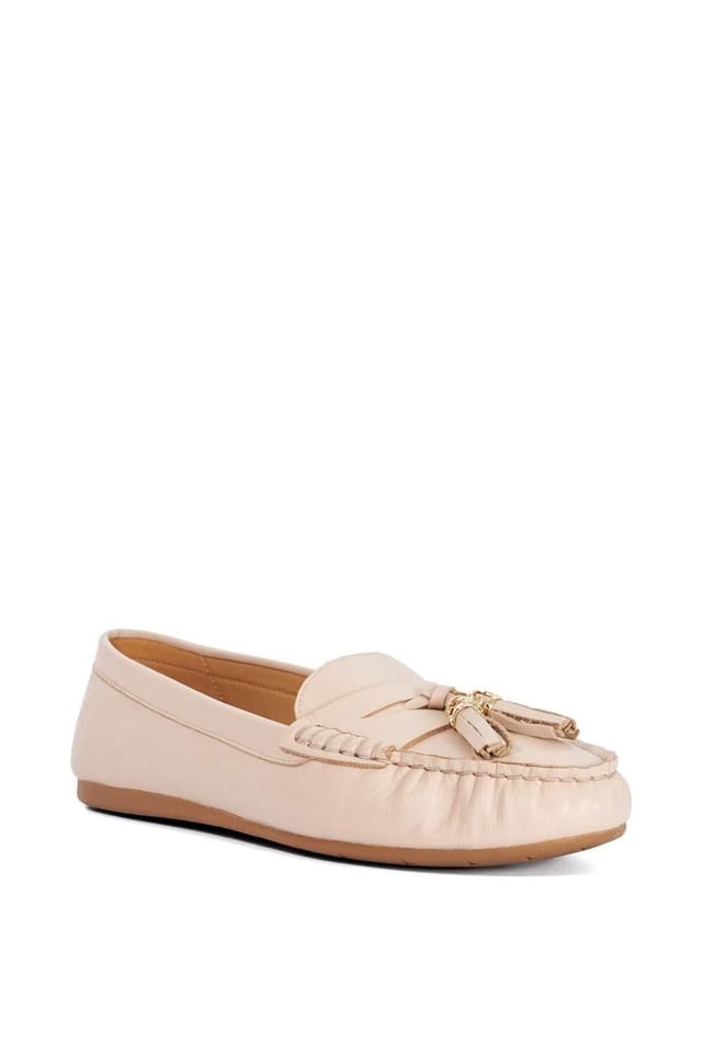 Dune London Dune London Women's Wide Fit 'Geen' Leather Loafers in Pink - 2