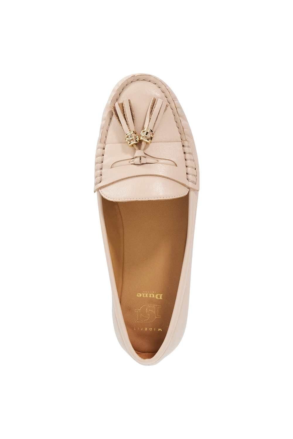 Dune London Dune London Women's Wide Fit 'Geen' Leather Loafers in Pink - 4