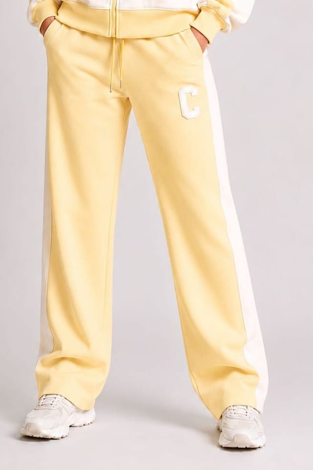 STYLEWISE STYLEWISE Women's Fleece Co-ord Zip-Up Jacket & Jogger Set in Yellow - 3