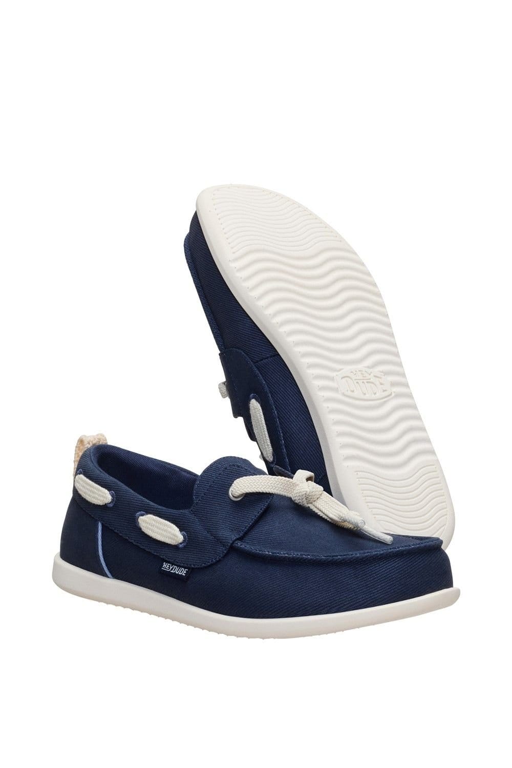 Hey Dude Hey Dude Women's Harbor Breeze Loafer in Navy - 4