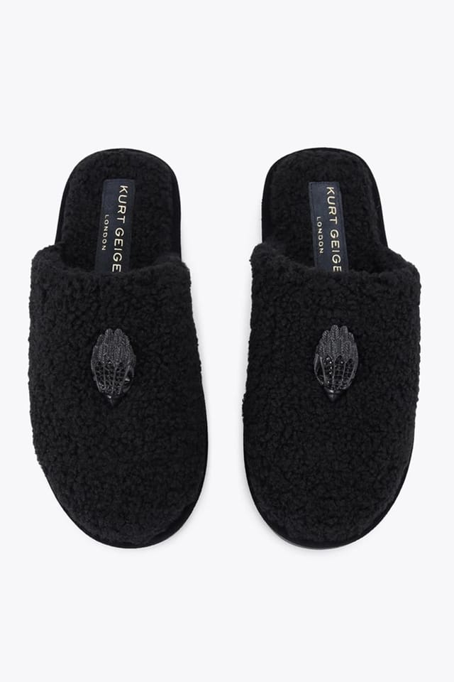 Kurt Geiger London Kurt Geiger London Women's 'Kensington Slippers' Fabric Flats in Black - 2