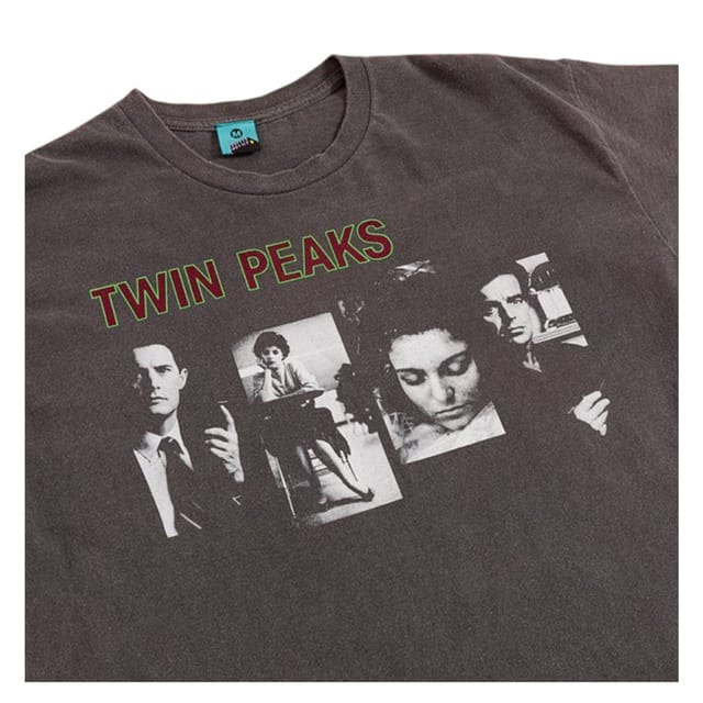 Twin Peaks Twin Peaks Men's Fire Walk With Me Vintage Wash T-Shirt in Charcoal - 3