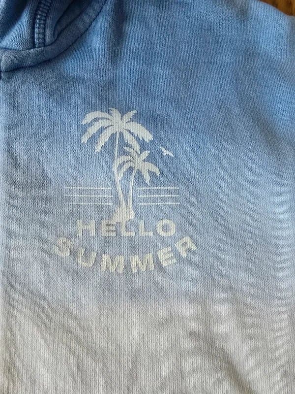 Reserved Boys Reserved zipped ombre hoodie size 3-4 years