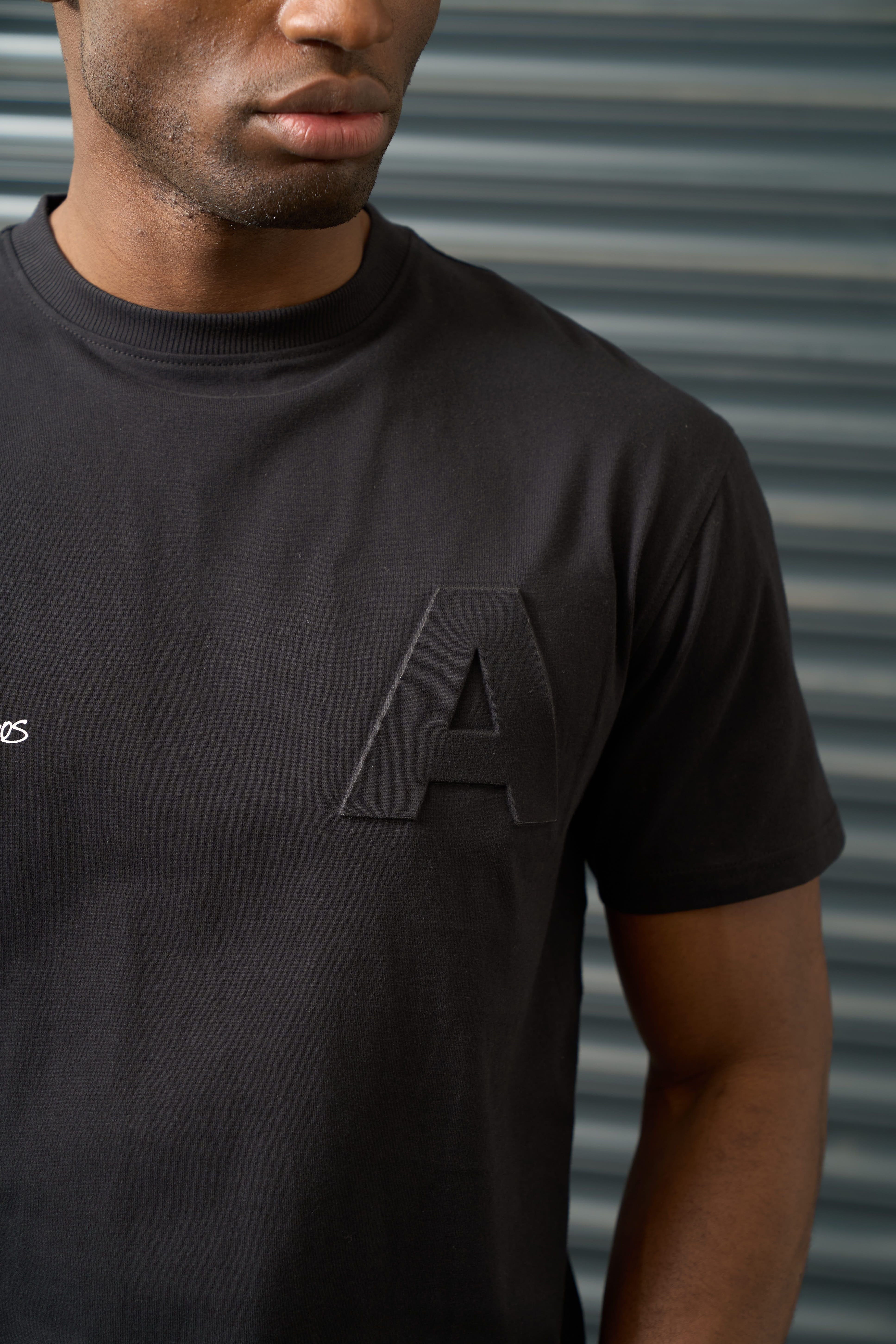 Archive Design Studios Archive Design Studios Men's Bossed T-Shirt in Black - 4