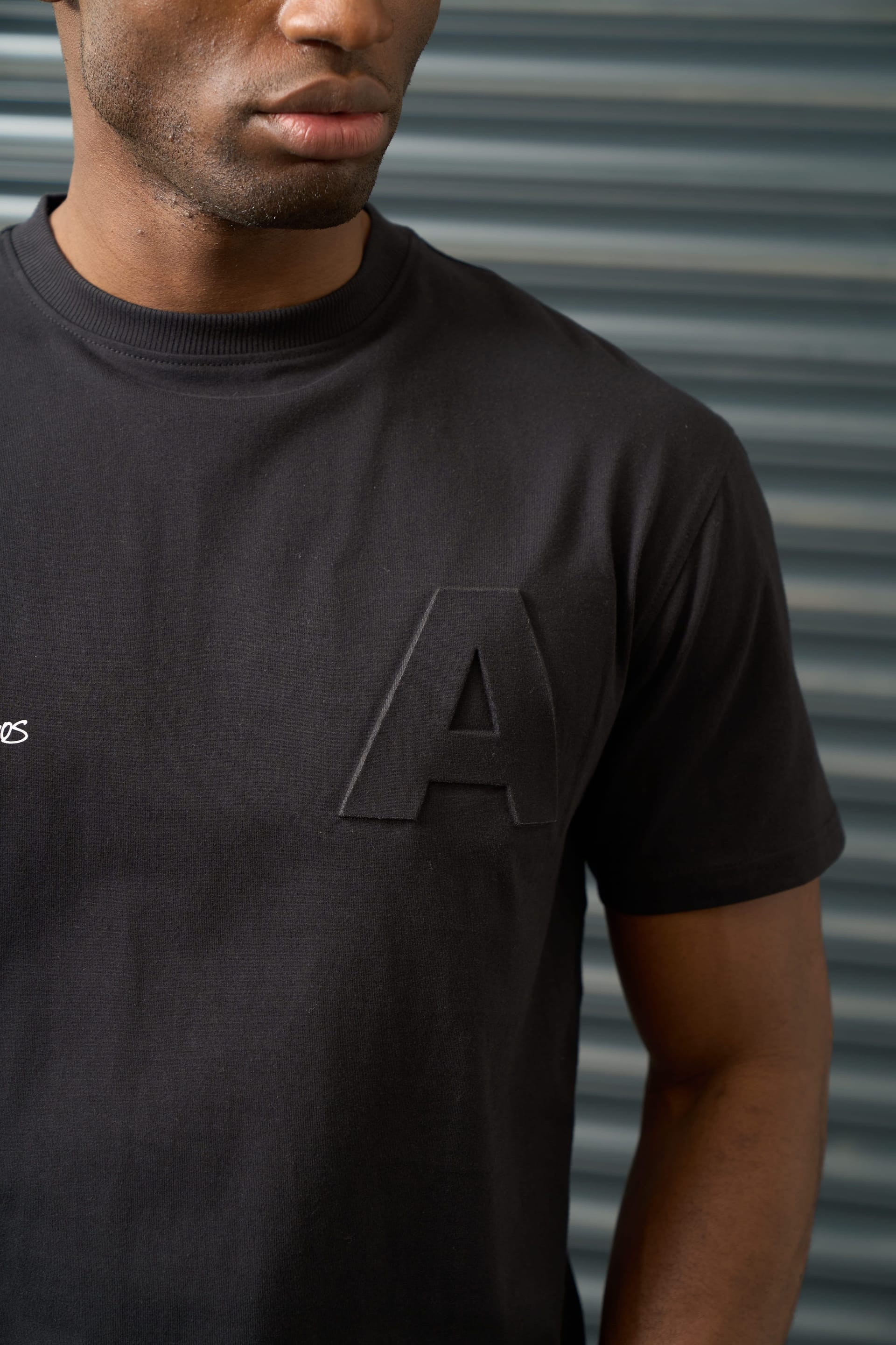 Archive Design Studios Archive Design Studios Men's Bossed T-Shirt in Black - 4