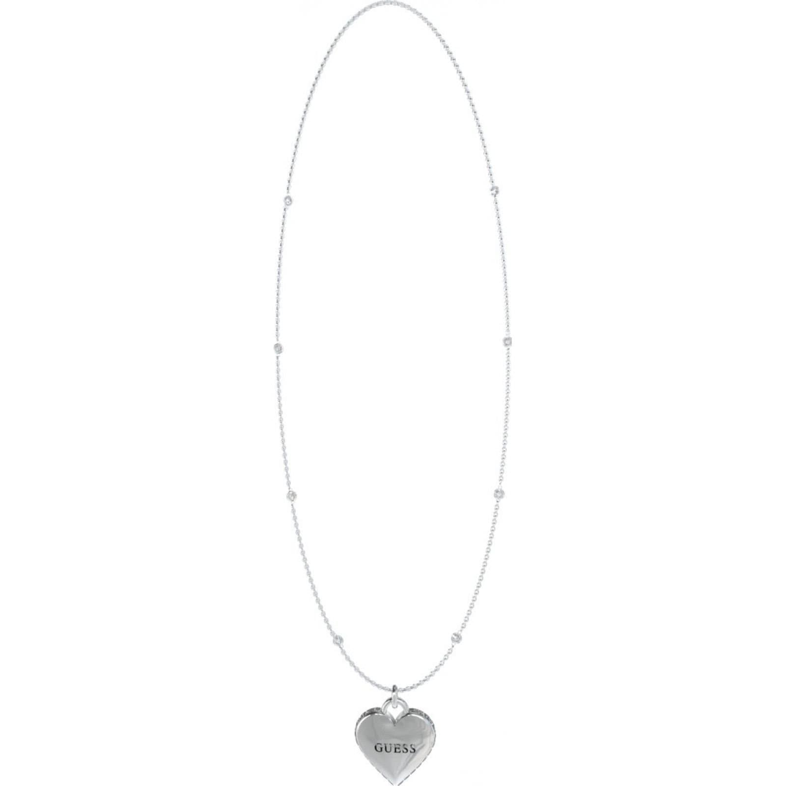 Guess Guess Women's JUBN02232JWRHT-U Necklace in Silver