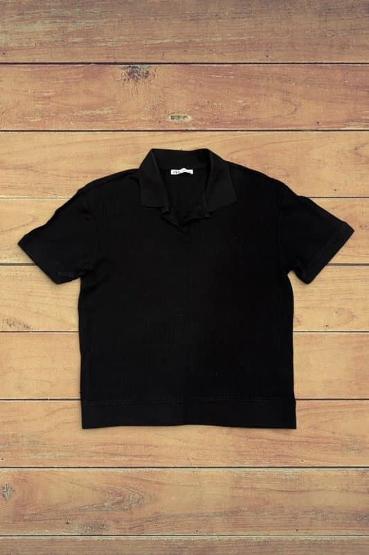 Zara Zara Polo Shirt - Black - S