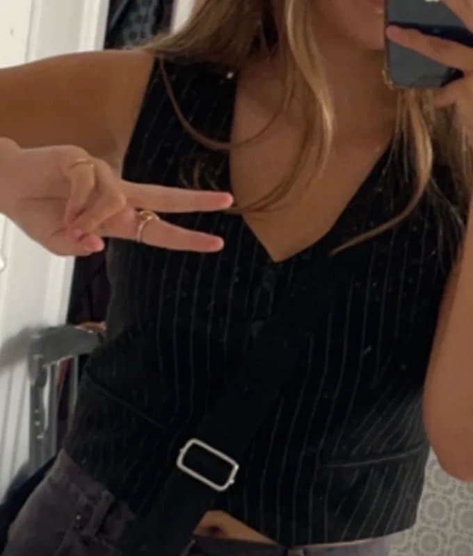 Bershka Bershka waistcoat top