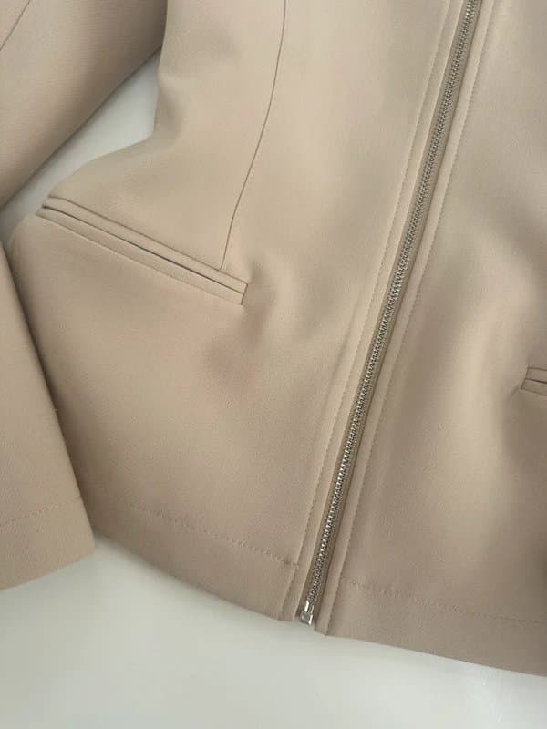 ASOS Viral ASOS tailored sculpted cinch waist zip through jacket