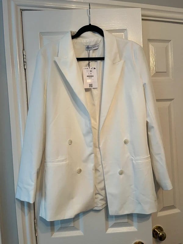 Bershka Bershka white blazer - 1
