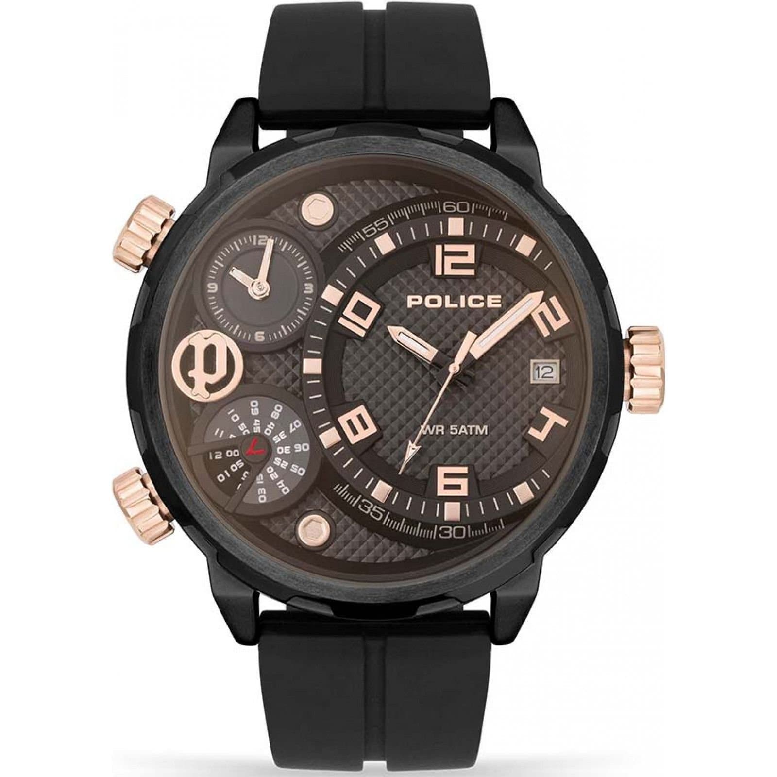 Police Police Men's PEWJN2195301 Ray 51mm Quartz Watch in Black