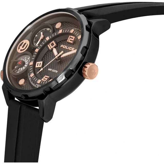 Police Police Men's PEWJN2195301 Ray 51mm Quartz Watch in Black - 2