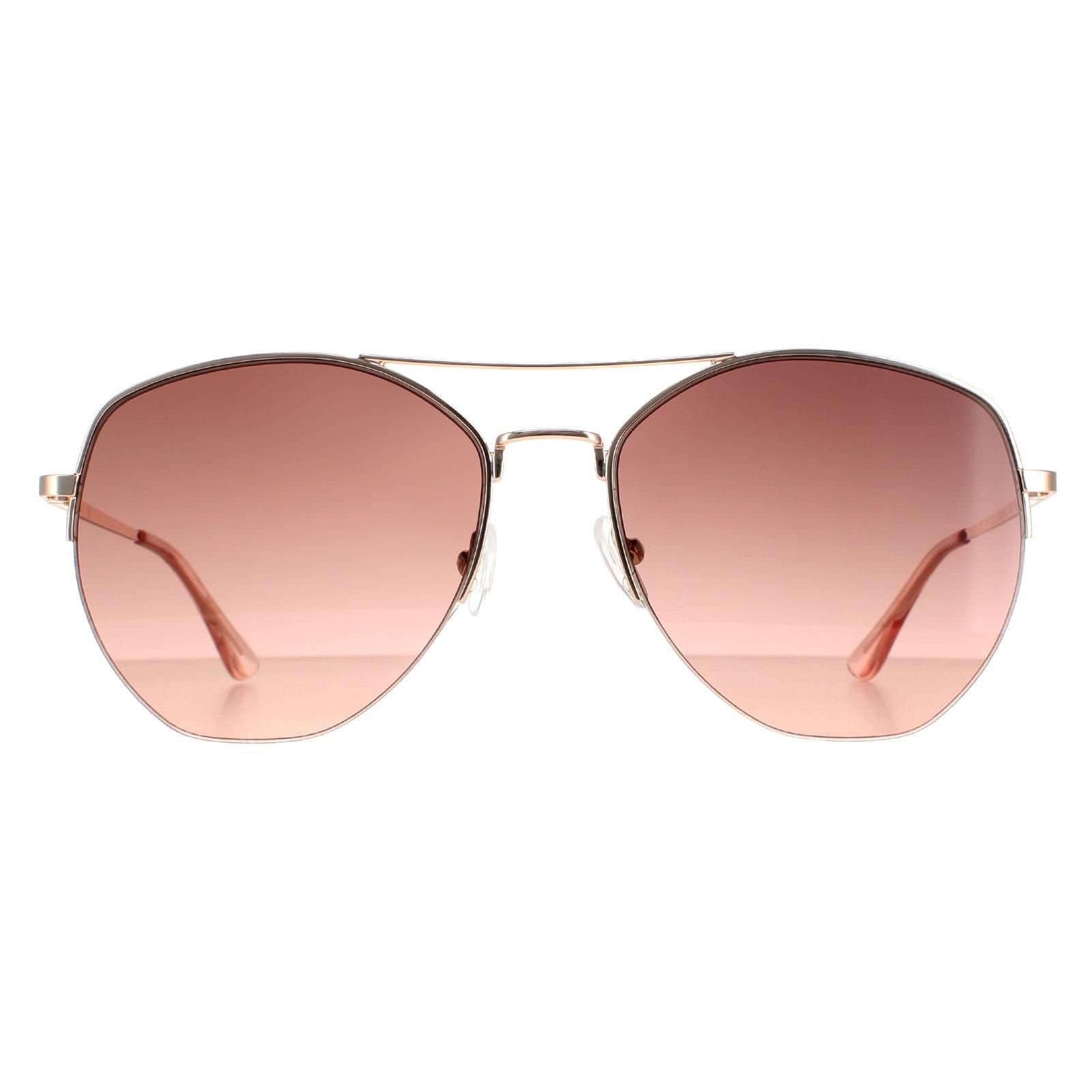 Calvin Klein Calvin Klein Men's Aviator Rose Gold Brown CK20121S