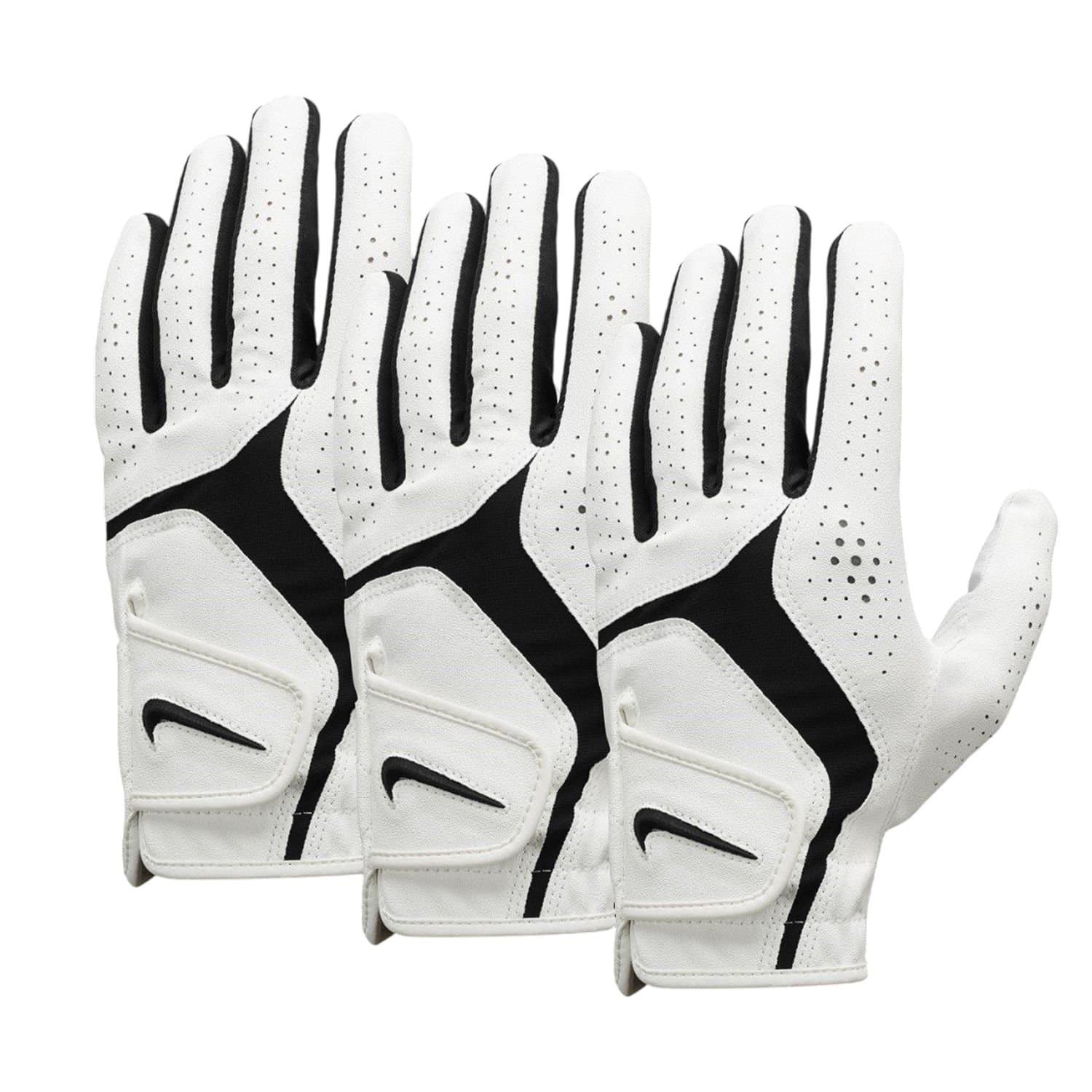 Nike Nike Men's Dura Feel X Golf Gloves (Pack of 3) in White