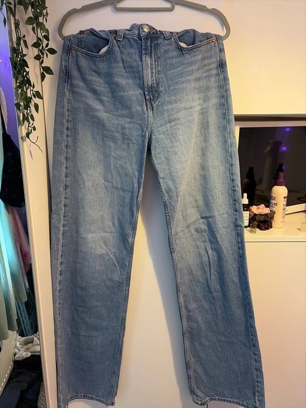 ASOS Asos tall blue wide leg jeans