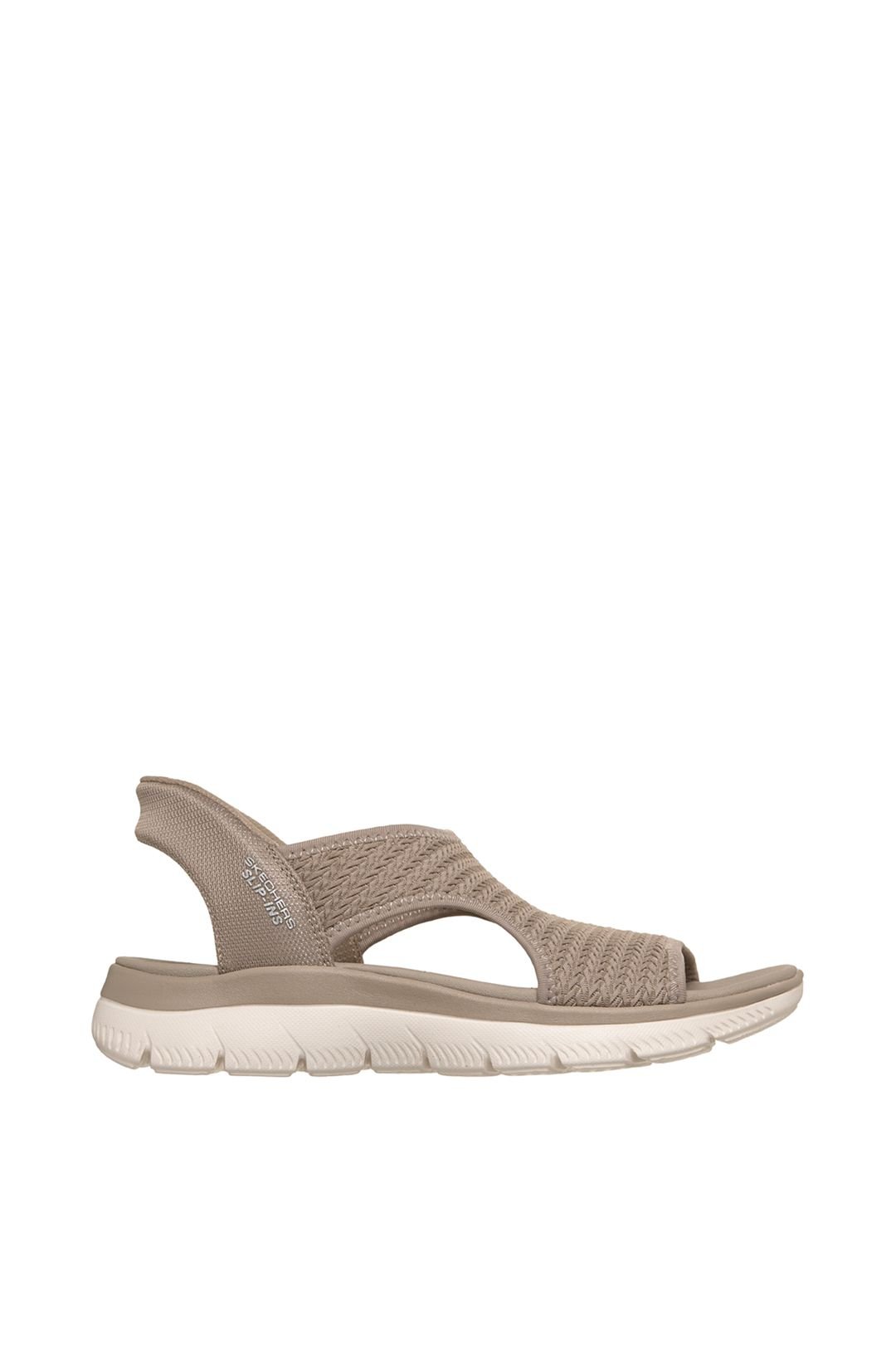 Skechers Skechers Women's Summits Sandal Slip Ins H-Band Textured Knit w/Yoga foam in Taupe - 3