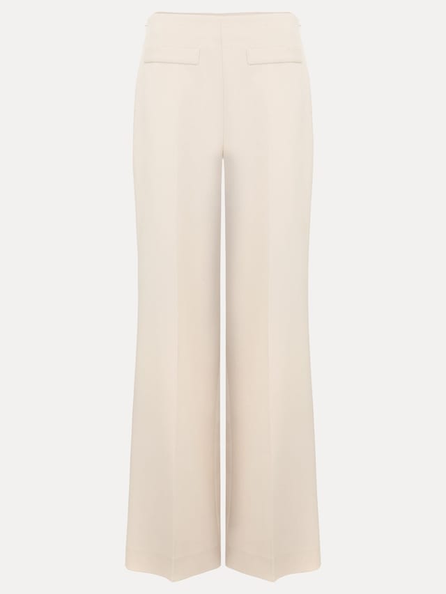 Phase Eight Phase Eight Women's Elodie Wool Blend Trouser in Warm White - 2