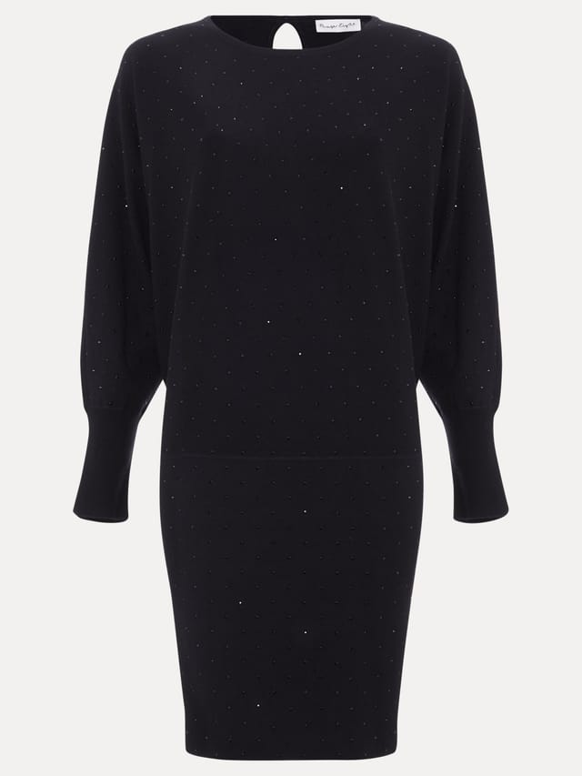 Phase Eight Phase Eight Women's Becca Hotfix Dress in Black - 2