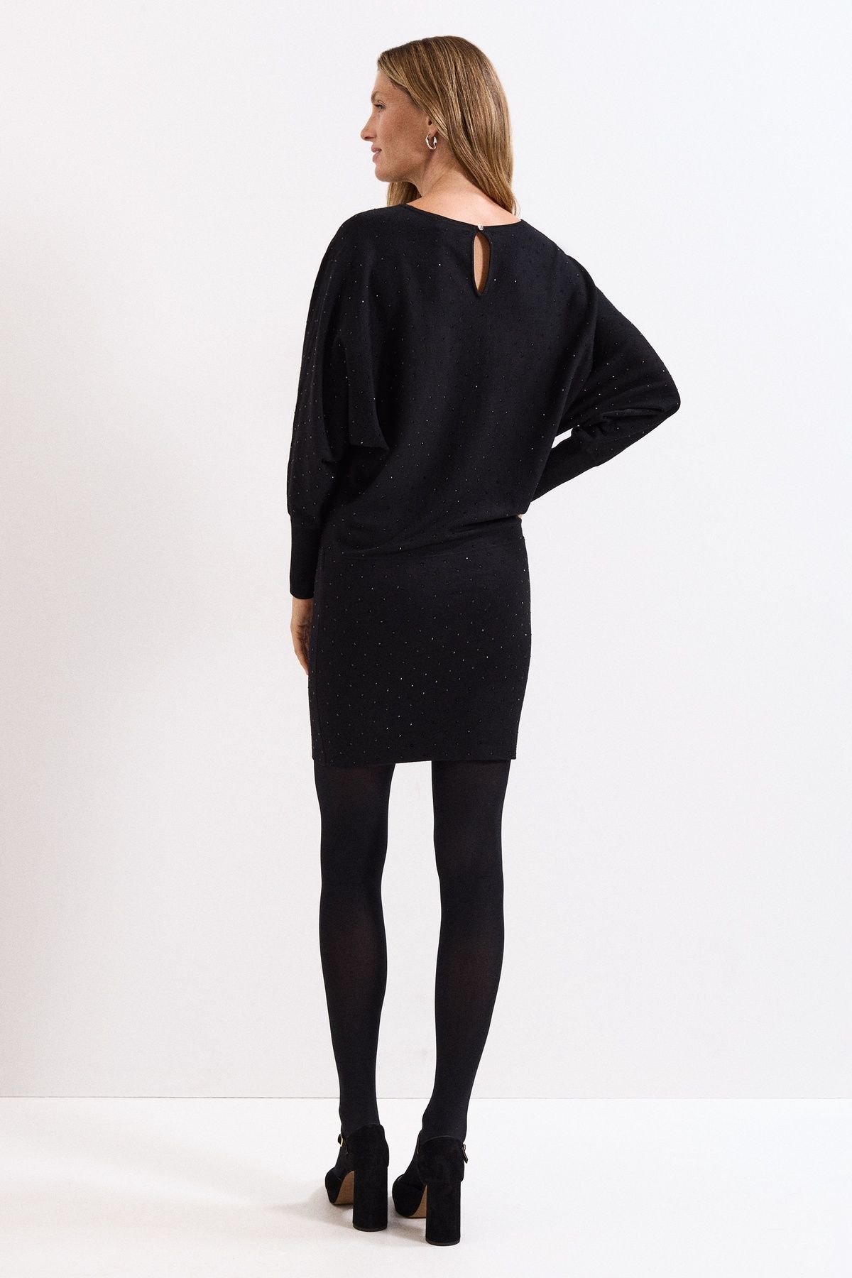 Phase Eight Phase Eight Women's Becca Hotfix Dress in Black - 4