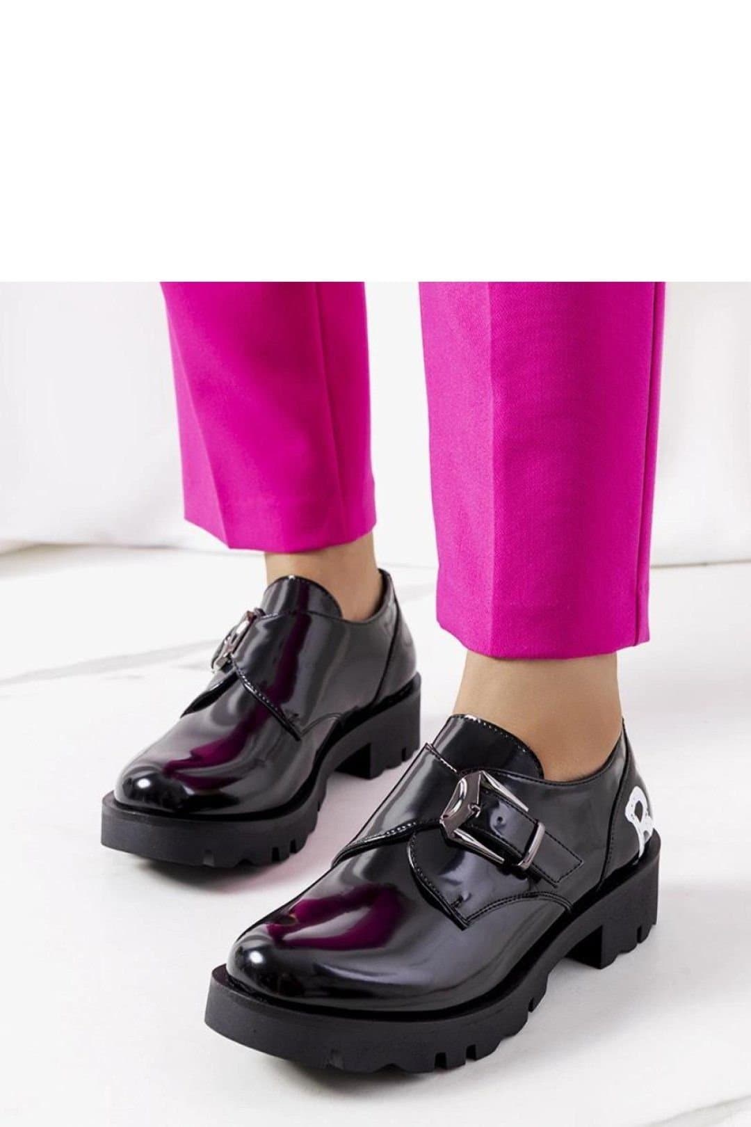 Love Lace Love Lace Women's Comfort Slip On Buckle Loafers with Elastic Fit for Summer in Black
