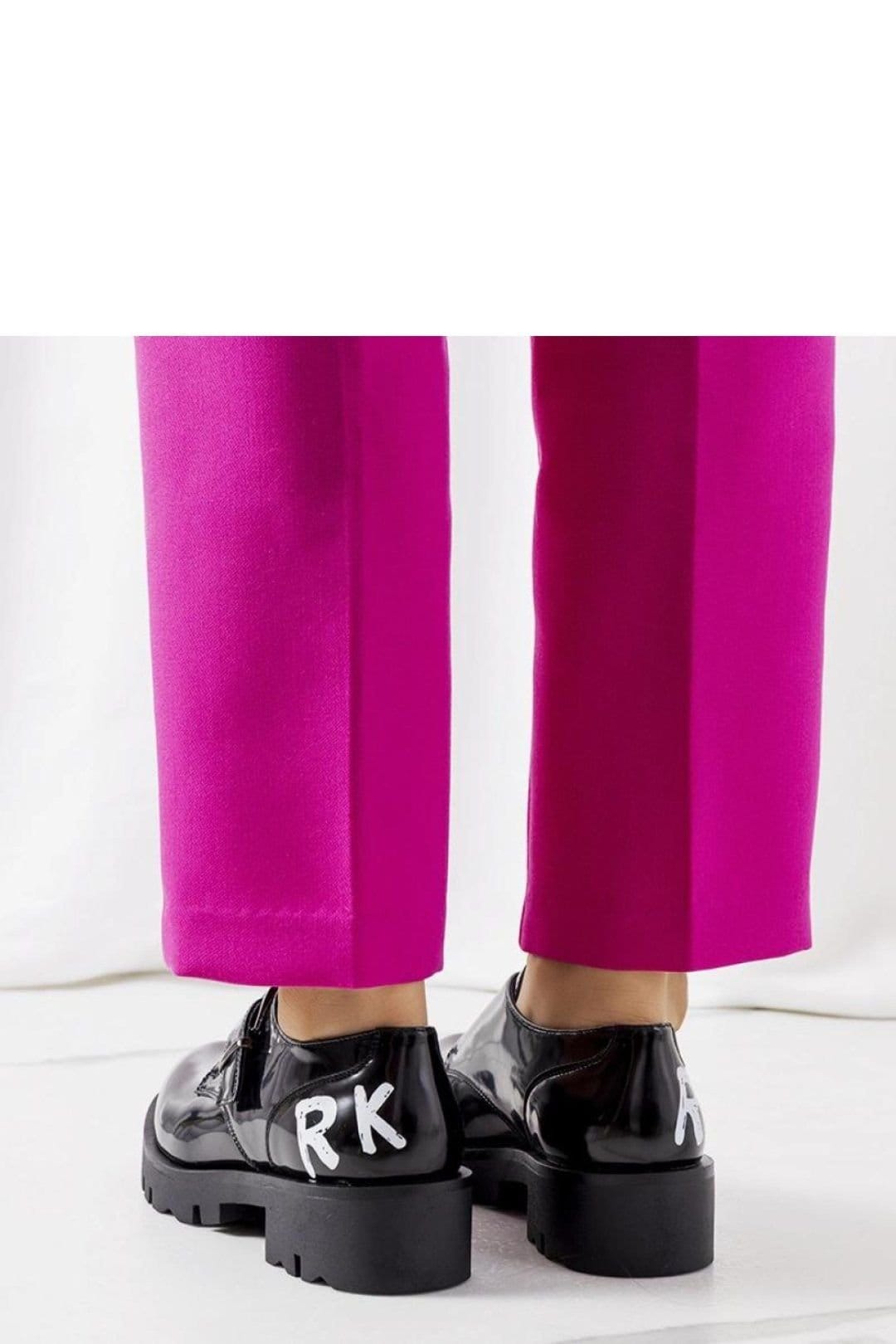 Love Lace Love Lace Women's Comfort Slip On Buckle Loafers with Elastic Fit for Summer in Black - 4