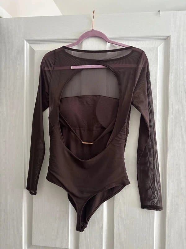 Abercrombie & Fitch Abercrombie & fitch brown bodysuit size M