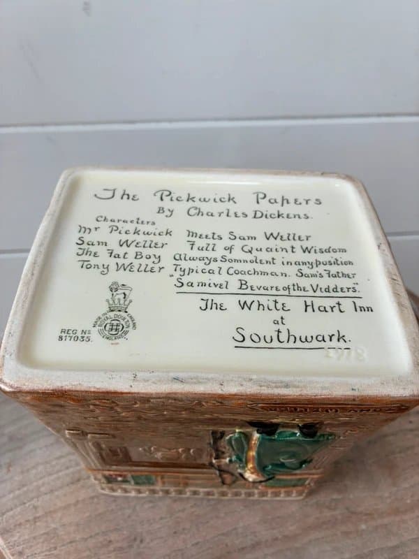 Royal Doulton A lovely vintage Charles Dickens ‘The Pickwick Papers’ jug by Royal Doulton