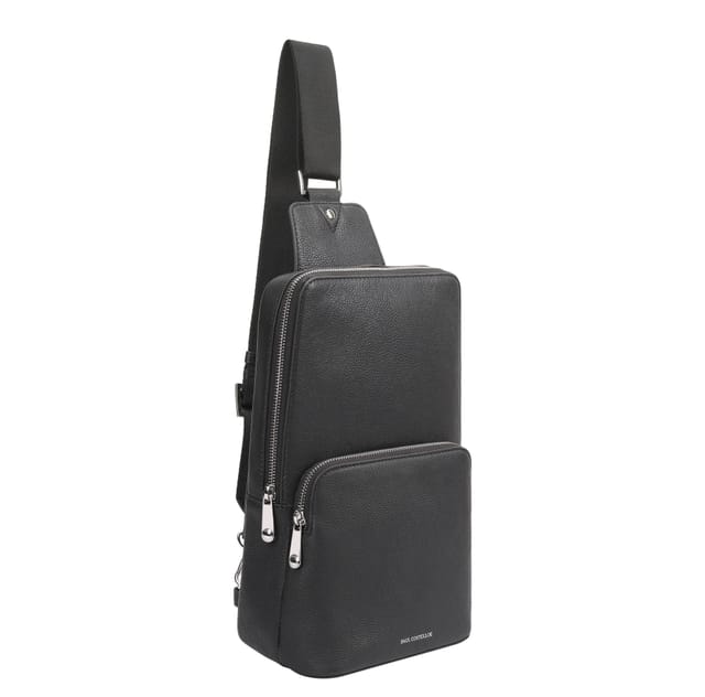 Paul Costelloe Paul Costelloe Men's Farris Manbag in Black - 3