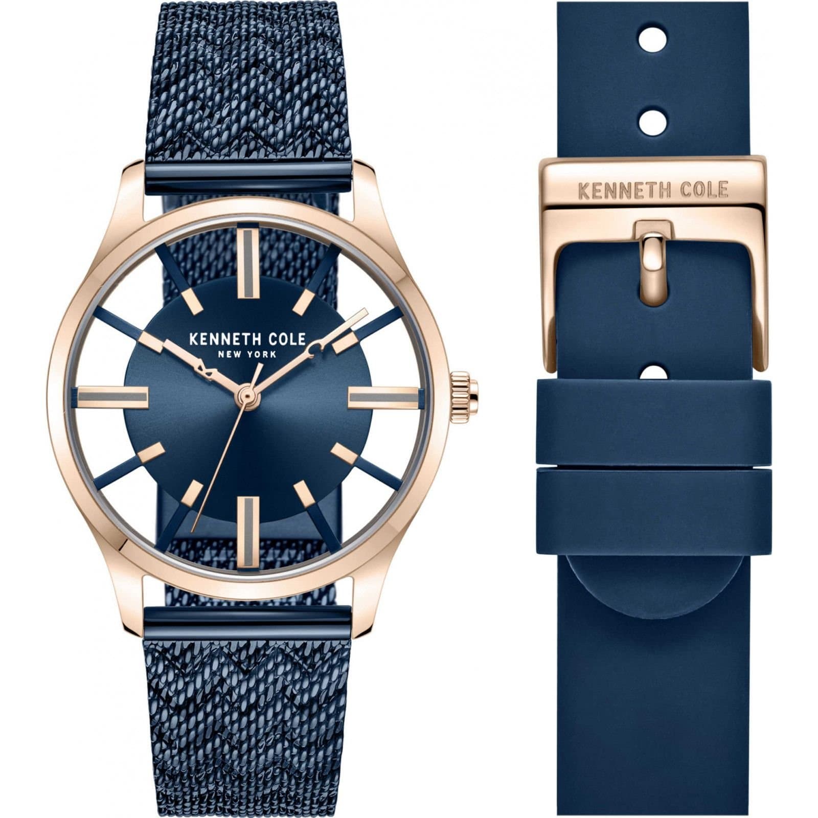 Kenneth Cole Kenneth Cole Women's KCWLG2236903 Classic 34mm Quartz Watch in Blue