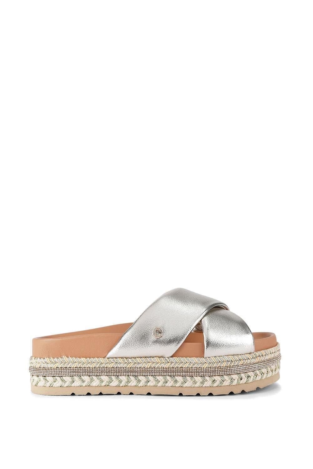 Carvela Carvela Women's 'Fascino Flatform' Sandals in Gold