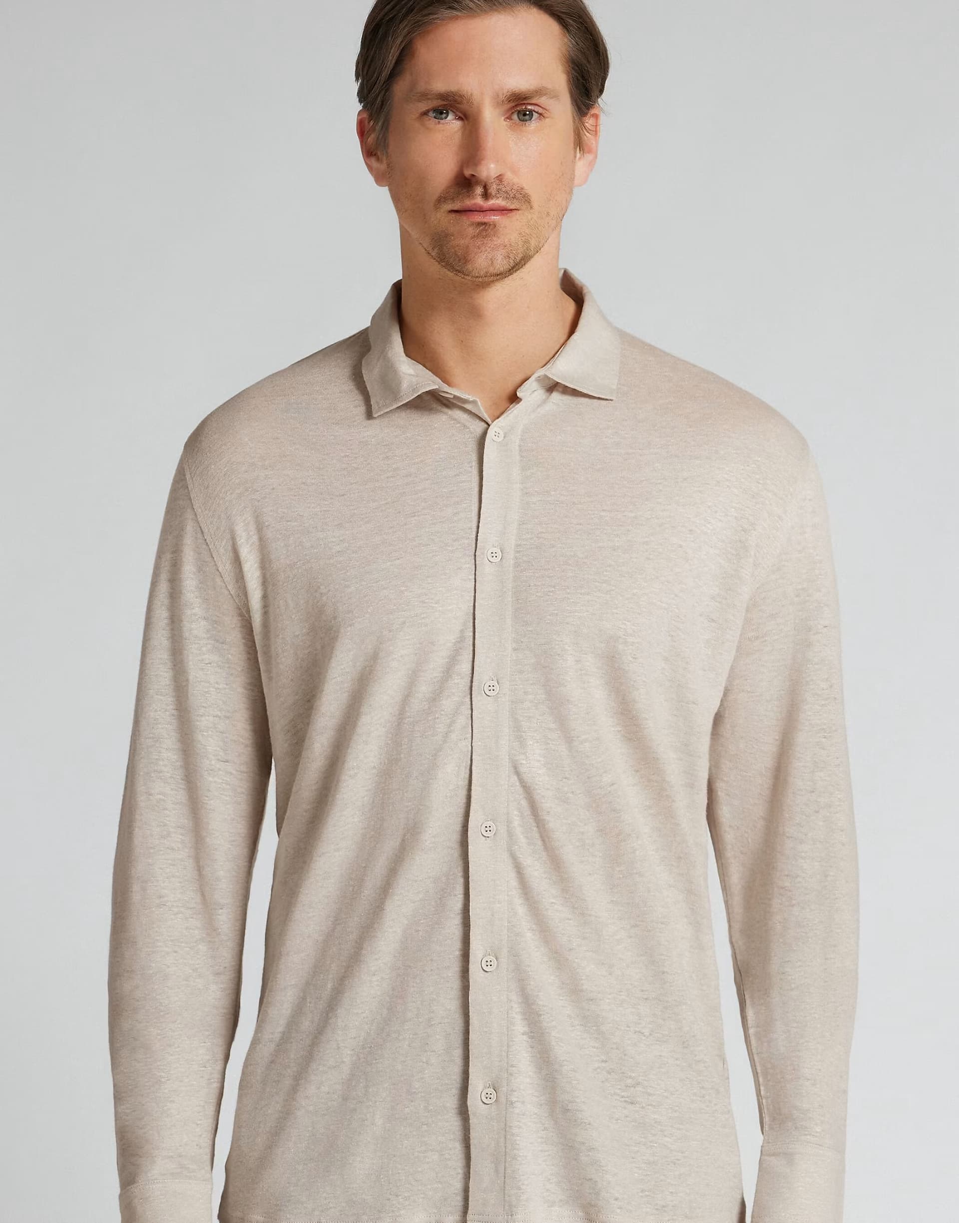 ASOS Intimissimi 100% soft linen shirt in linen