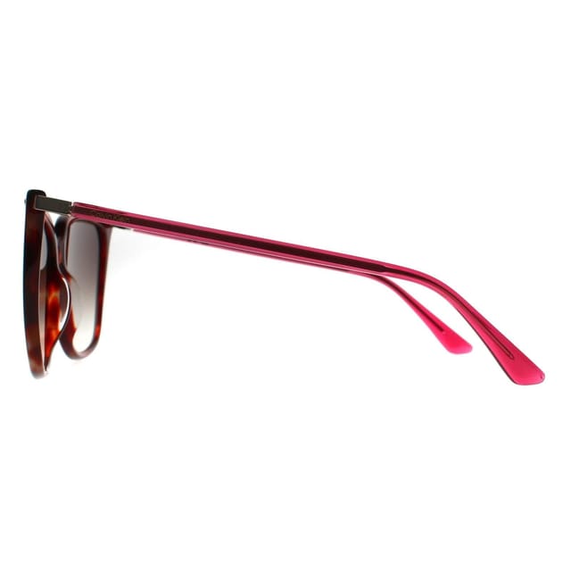Calvin Klein CALVIN KLEIN Women's Butterfly Burgundy Havana Brown Gradient CK22532S - 3