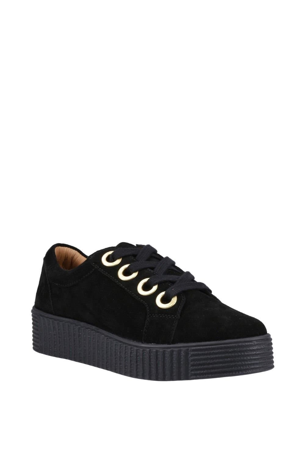 Hush Puppies Hush Puppies Women's Tamsin Suede Trainer in Black