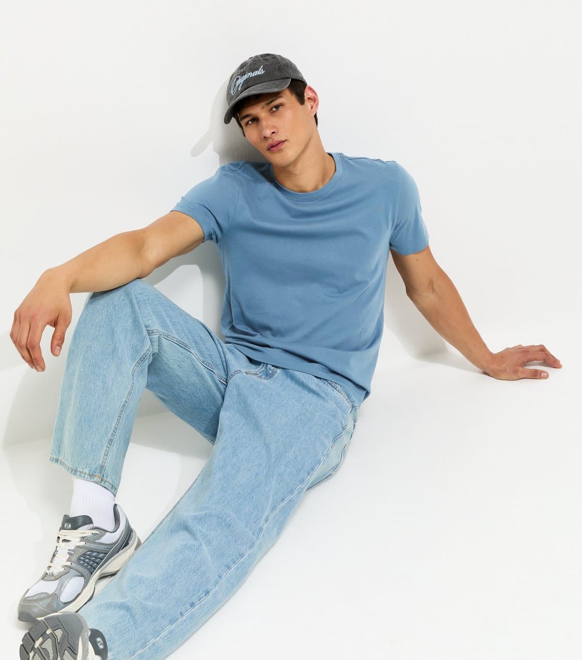 New Look New Look Bright Blue Jersey Crew Neck T-Shirt