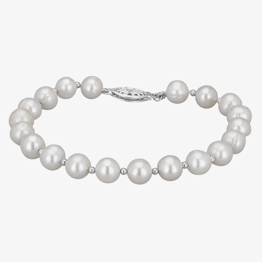 T.H.Baker T.H.Baker White Freshwater Pearl Bracelet