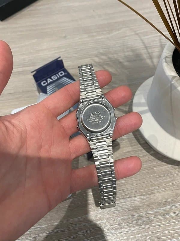 Digital Silver Digital Watch