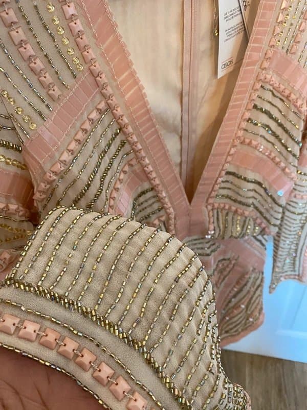 ASOS ASOS Design embellished mini dress