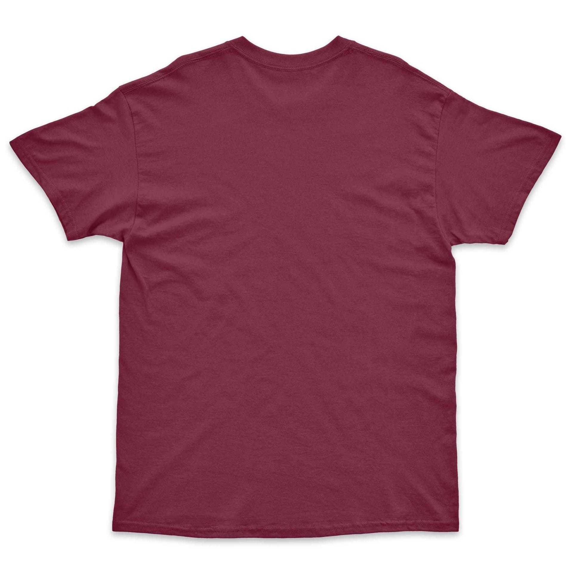 Bad Zebedee Bad Zebedee Men's Skiing Is Importenter T-Shirt in Burgundy - 4
