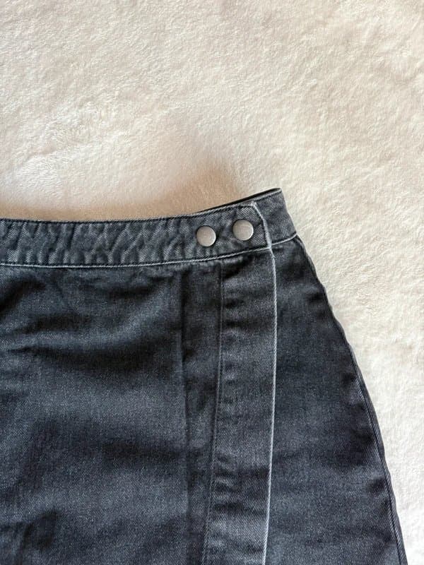 ASOS ASOS Black Denim Skirt