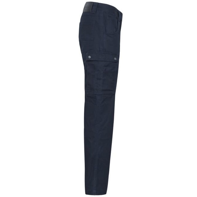 James and Nicholson James and Nicholson Men's Workwear Cargo Jogging Bottoms in Navy - 3
