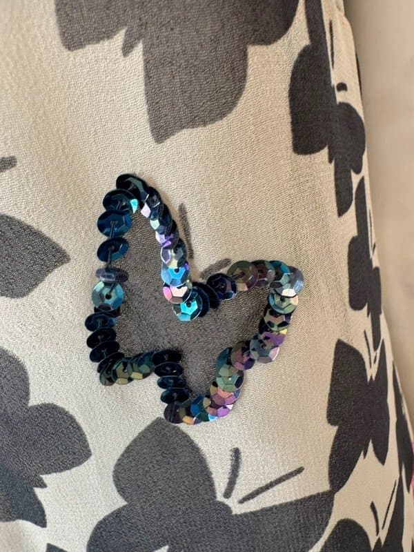 New Look New Look butterfly sequin embellished vest