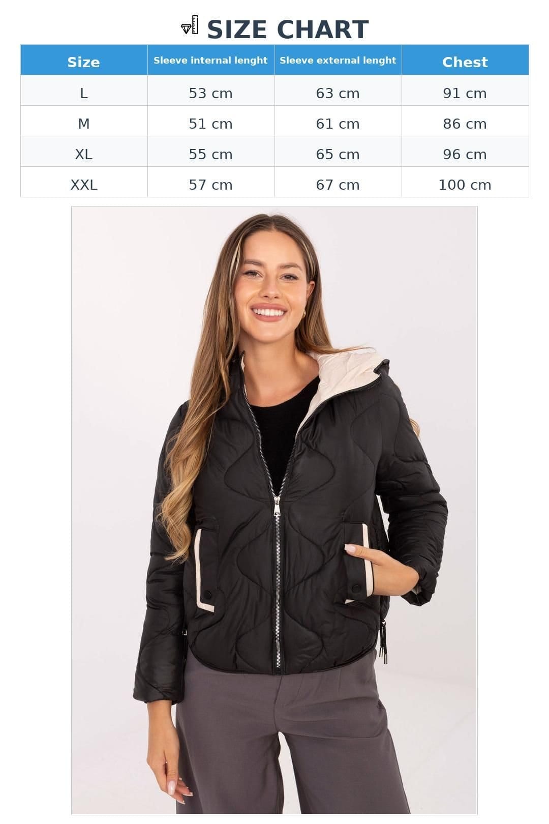 Love Lace Love Lace Women's Quilted Hooded Insulated Transitional Jacket in Black - 4