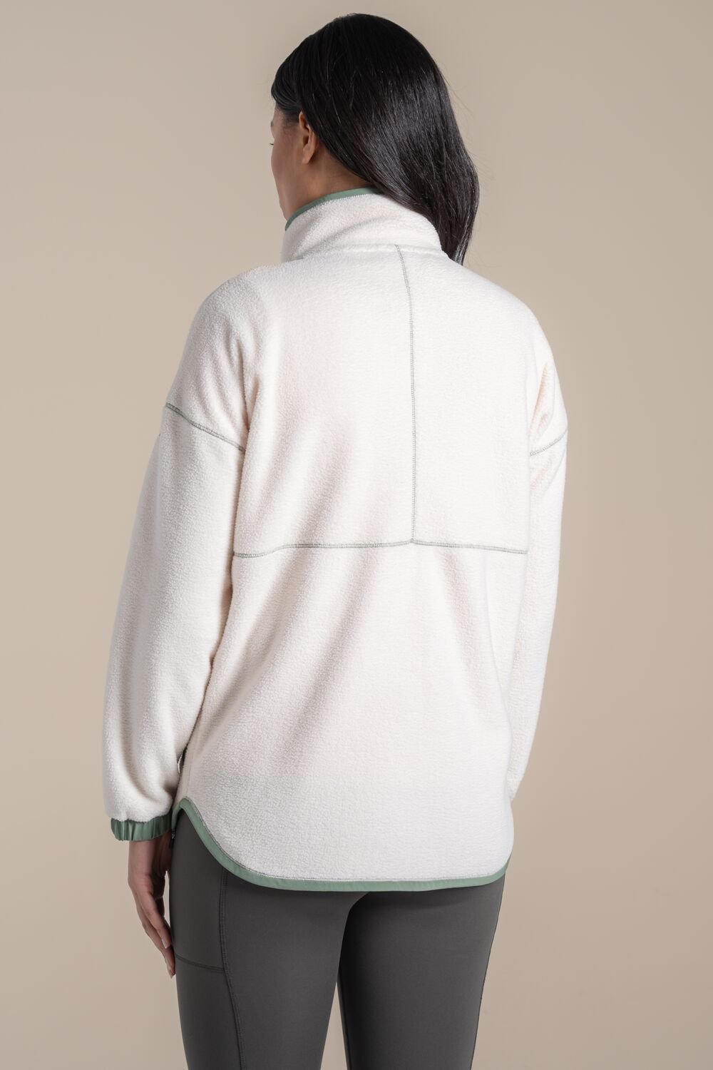 Craghoppers Craghoppers Women's Kidsy Borg Full-Zip Active Fleece Jacket in Cream - 2