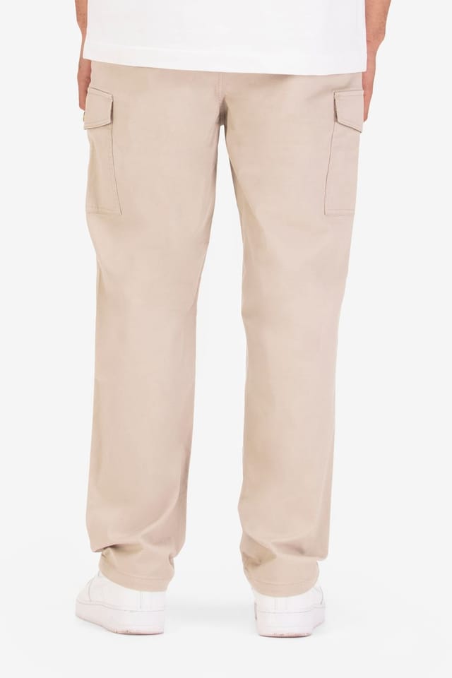 Luke 1977 Luke 1977 Men's Relaxed Future Cargo Trousers in Stone - 2