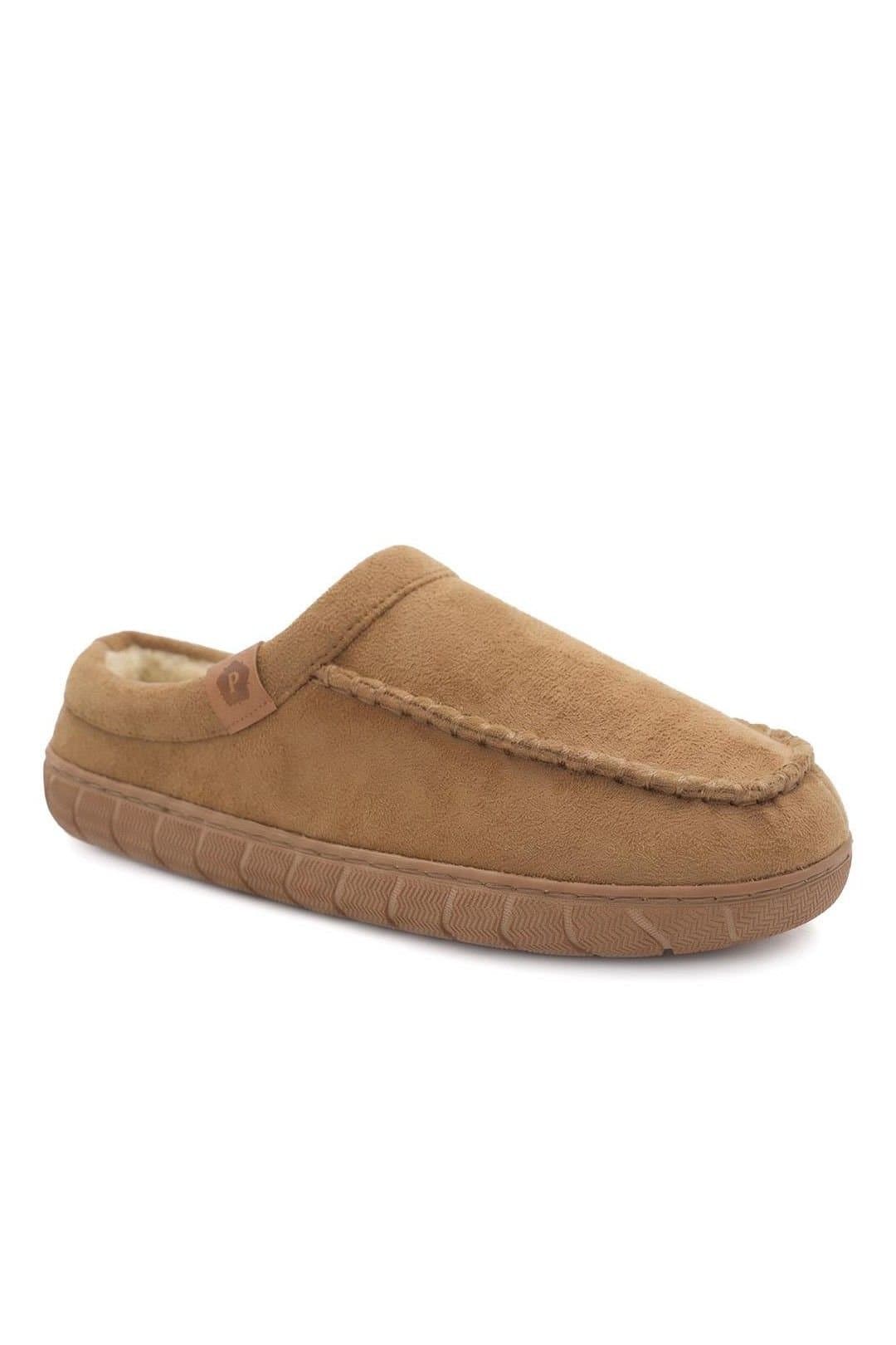 Pavers Pavers Men's Cushioned Mule Slippers in Light Brown